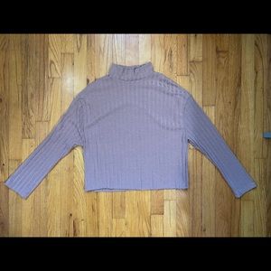 Cropped Turtleneck